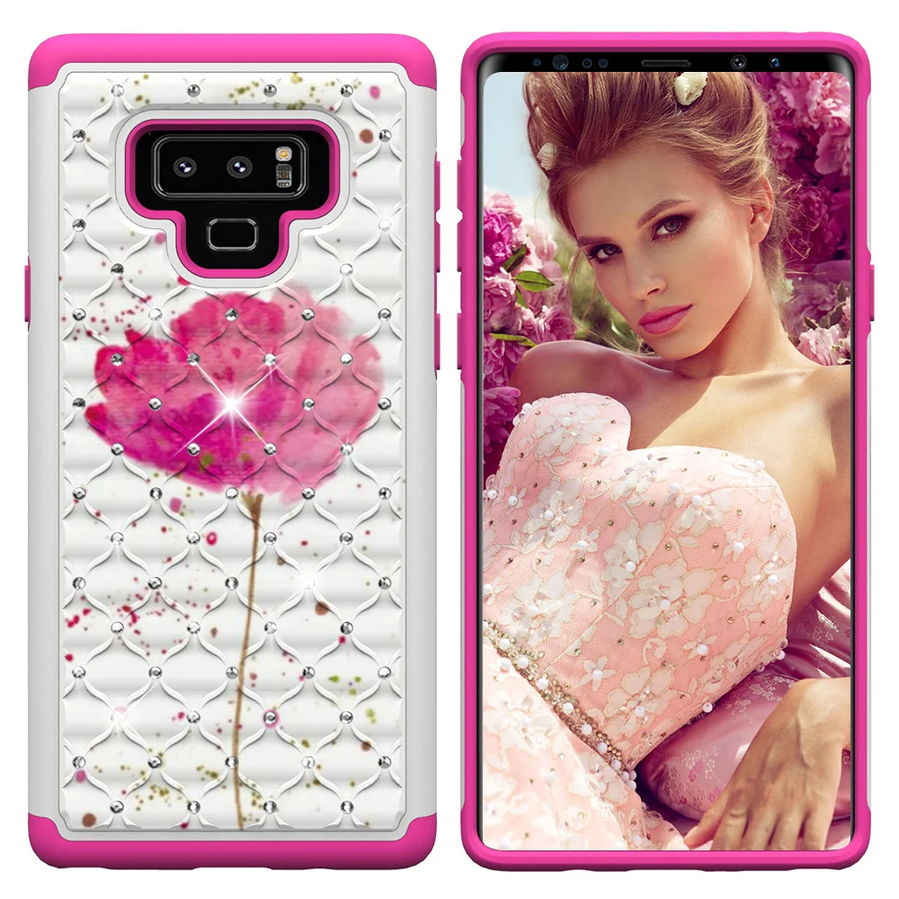 Silica Gel + PC Beauty Flower Butterfly Wind Chime Case for Samsung Galaxy A30 A20 A50/A20E A10E /A6 2018 Cover Protect Phone |