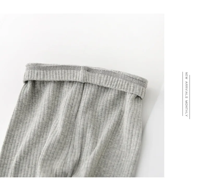 Леггинсы WLG для мальчиков и девочек однотонные серые розовые белые леггинсы с