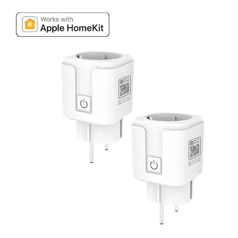 Tuya Homekit Smart Socket EU Plug 16A WiFi Wall Outlet Network Electric Sockets Home Siri/ Alexa And Google Assistant | Электроника