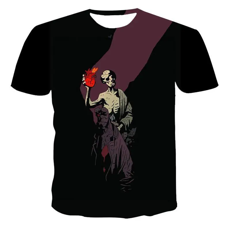 

Новинка 2020, летняя крутая футболка для отдыха с 3d-изображением анимации, быстросохнущая футболка с 3D-принтом