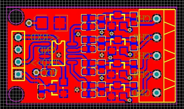 4 канала 12 разрядный АЦП Напряжение измерения (0 10V) модуль данных TTL серийный Порты