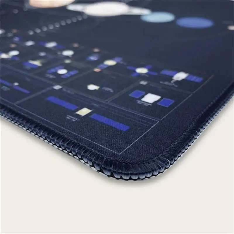 

Office Computer Desk Mat Table Keyboard Big Mouse Pad Solar System Rubber Cushion Desk Non-slip Mat Gamer Mousepad Mat