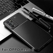 For Cover OPPO Reno 6 Case For Reno 6 Capas Silicone Armor Shockproof Bumper Rubber Phone Back Soft TPU Cover For Reno 6 Fundas