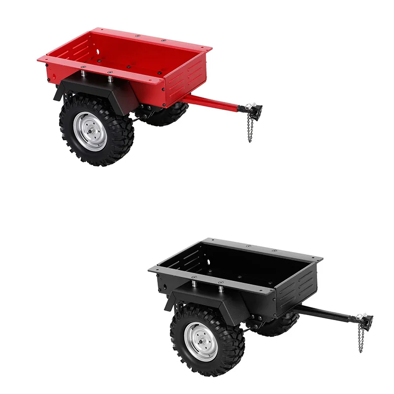 

Metal Leaf Spring Trailer Car for 1/10 Scale RC Crawler Car Axial SCX10 90046 Traxxas TRX4 TRX6 Tamiya Redcat