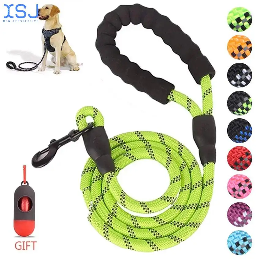 

Pet Leash Reflective Strong Dog Leash nylon braided leash etractable safety rope to protect against collision