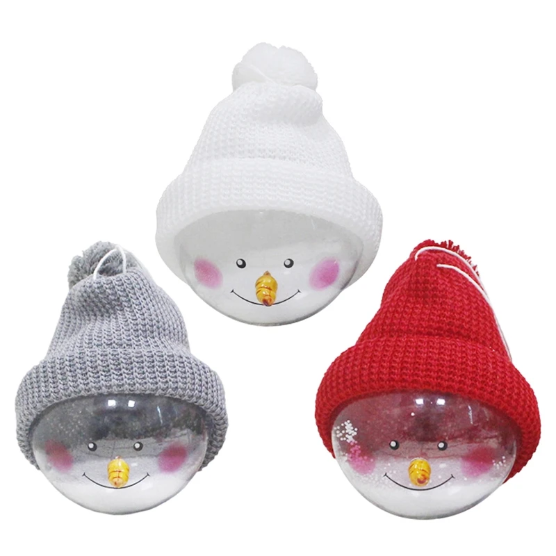 

Christmas Snowman Ball Decoration Xmas Hanging Ornaments Snowman Doll for Christmas Tree Pendant Holiday Party Decor