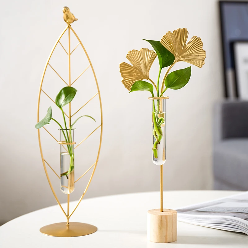

Nordic Decoration Home Glass Vase Planter Geometric Terrarium Table Desktop Hydroponics Plant Bonsai Flower Pot Home Decor Gift