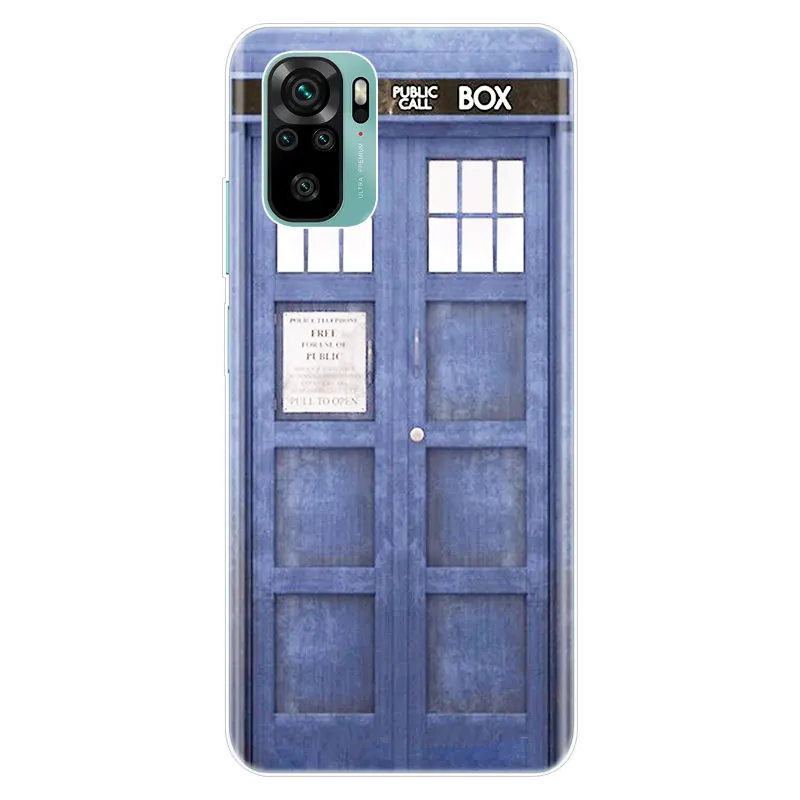 Мягкий силиконовый чехол Tardis Box Doctor Who Van Gogh для Xiaomi Redmi Note 10 9 Pro Max 10S 9S 8T 8 8A 9A 9C NFC 9T 7 |