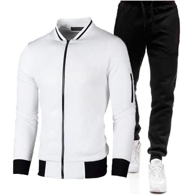 

Мужской свитшот в клетку, с воротником на молнии, в клетку