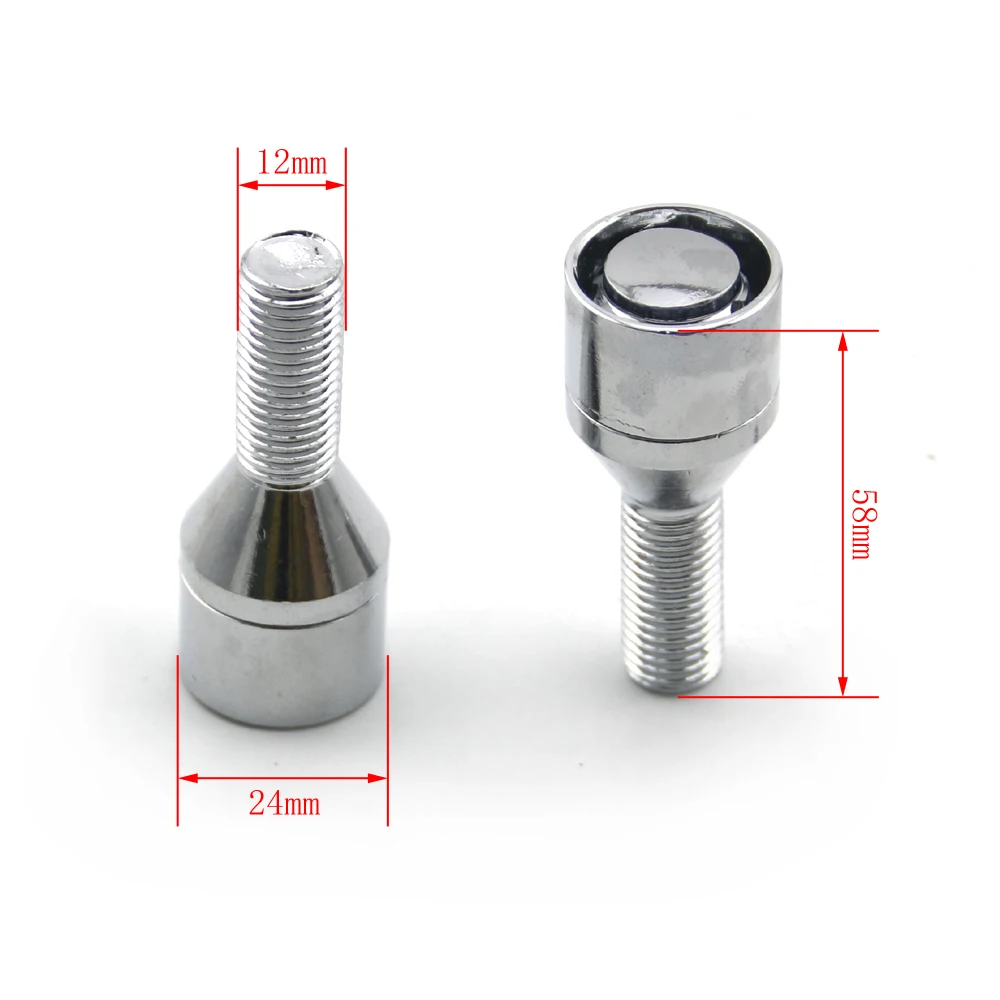 M12 * 1 5 мм противоугонные стальные колеса винтовой болт ключ зажим гайка набор для