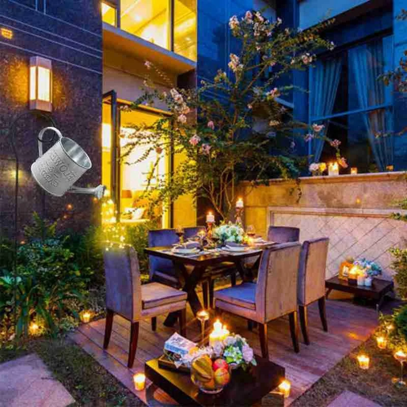 

LED Lights,10 Strand Twinkle Bracket Watering Can Battery Waterproof DIY Light for Outdoor Indoor Party Decor Lamp