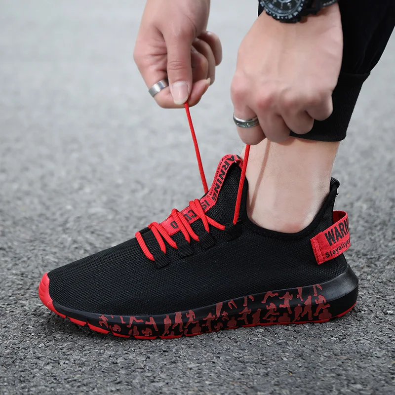 Fashion Summer Men's Shoes Mesh Breathable Cool Casual Running Shoe Outdoor Non-Slip Sole Design Walking Sneakers Damping men