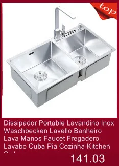 Смеситель для кухни Wasbak Lavello Integral Banheiro Keuken Gootsteen Lavandino Cucina Cuba Pia Cozinha De Cocina Fregadero