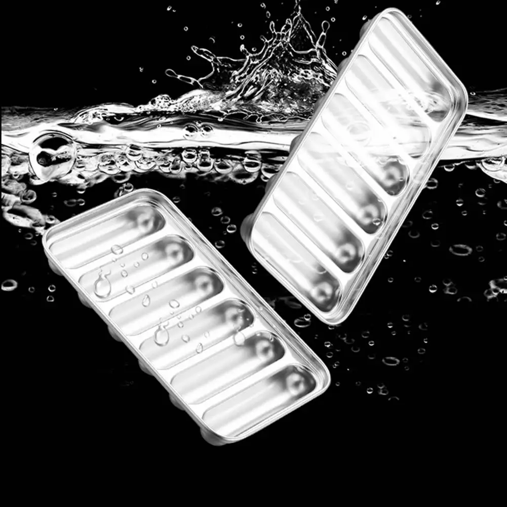 

Sausage Mould 6 Grids Steamable Portable Stainless Steel Handmade Hot Dog Mold for Home