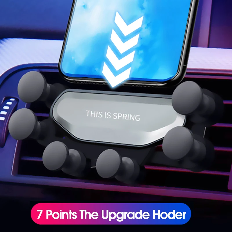 Новое обновление 360 Вращение держатель для телефона в машину(car phone holder) вентиляционное отверстие крепление клип авто Поддержка подставка для телефона Универсальный держатель для телефона для айфон iPhone X R S