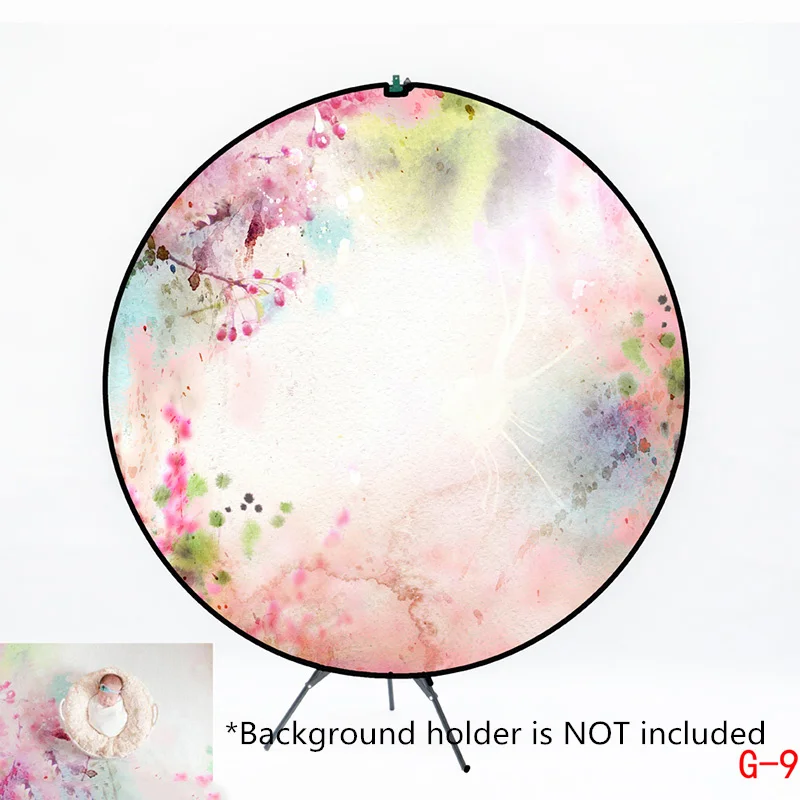 Портативный Круглый фон 150 см для детской студийной фотосъемки CD50 T10|Фон