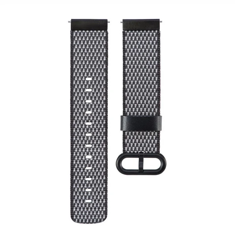 black 20 мм нейлоновый ремешок для часов garmin Vivoactive 3 ремешок на липучке для Garmin Vivoactive3 music/vivomove HR/Forerunner 645 - Цвет ремешка: black