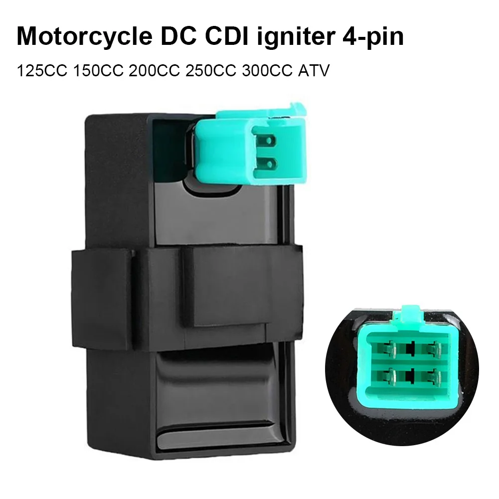 

New 4 Pin DC CDI Box Ignition Square-Type Plug for 125CC 150CC 200CC 250CC 300CC ATV Dirt Pit Go Kart Motorcycle Accessories