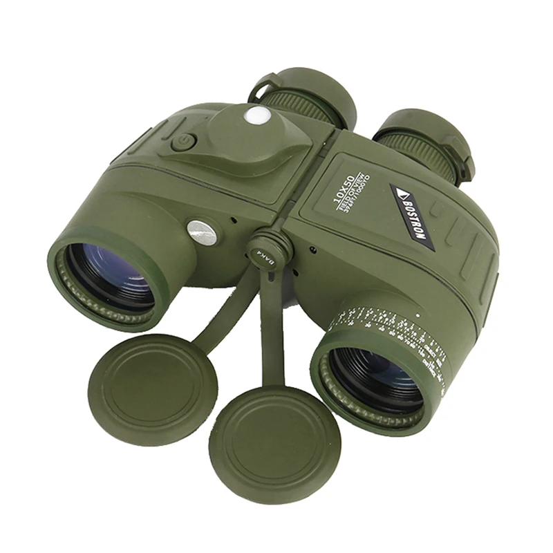 10x50 Waterproof binoculars Telescope HD professional military binocular with digital Compass Night Vision Hunting | Инструменты