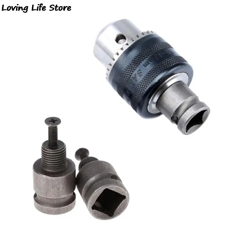 

1/2 drill chuck adaptor for impact wrench conversion 1/2-20unf bit tool electric wrench to electric drill connector high quality