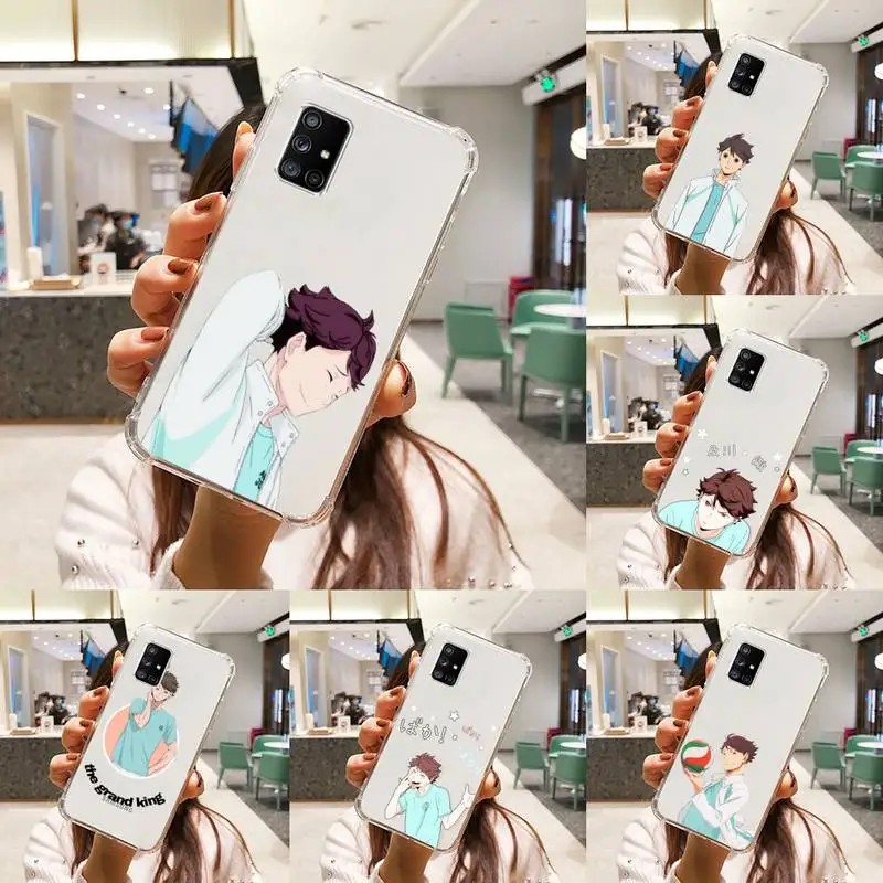 

Haikyuu Phone Case Transparent For Samsung S 10 9 20 11 7 8 21 6 P Edge PLUS ULTRA 4G 5G