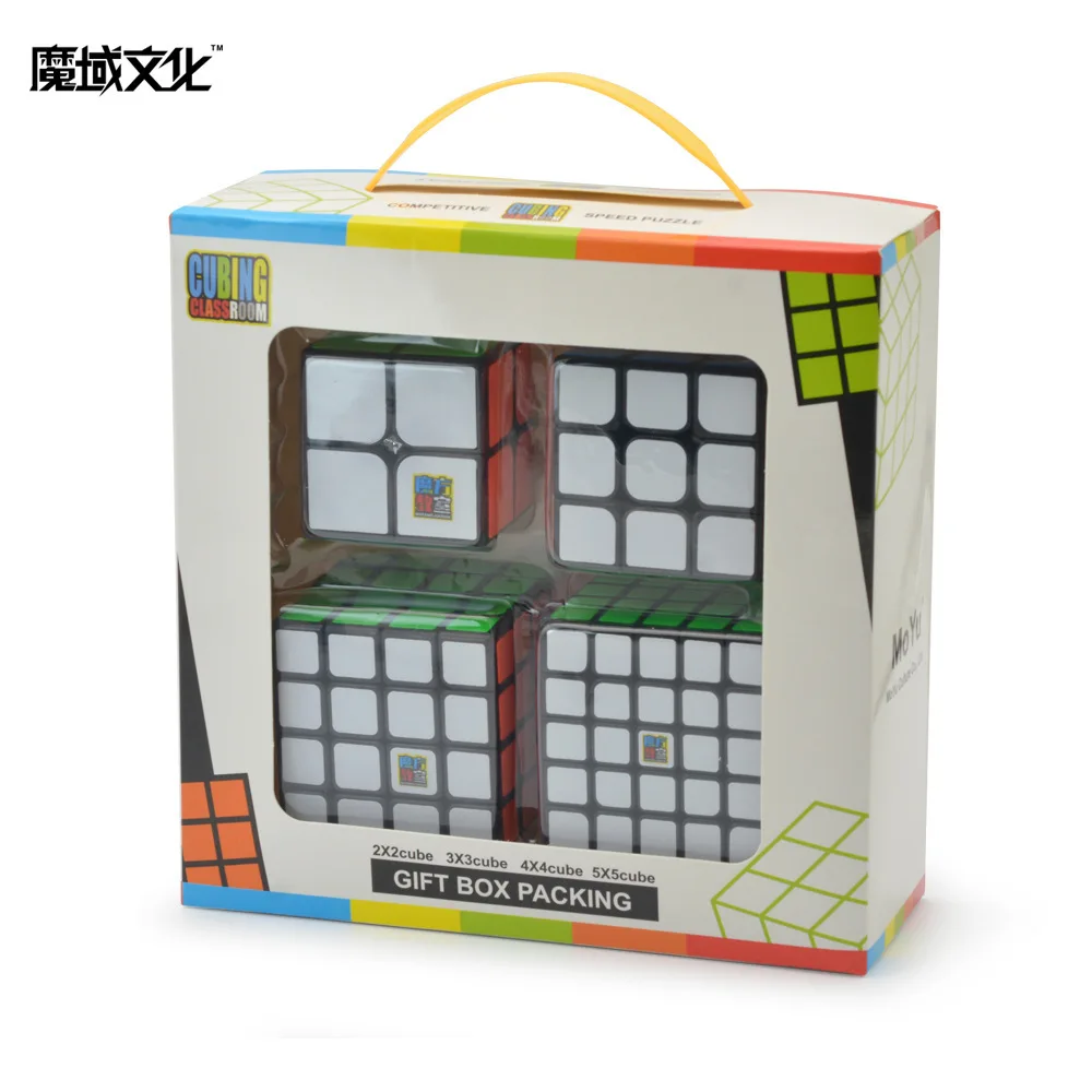 MoYu 2x2x2 3x3x3 4x4x4 5x5x5 магический Нео Куб Подарочная коробка Meilong 2x2 3x3 4x4 5x 5 скоростной