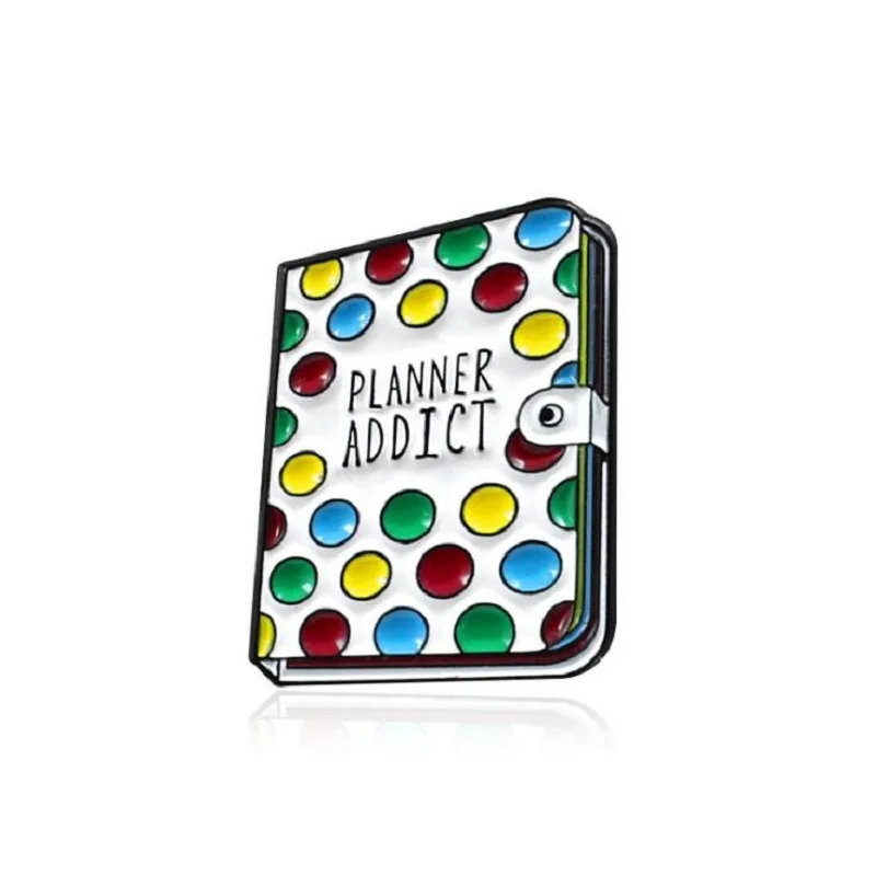 Эмалированная брошь в виде животного кота червя