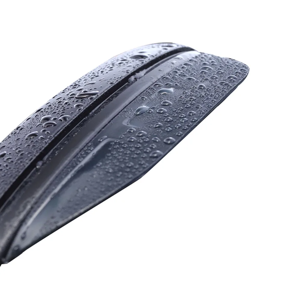

2-piece Universal Flexible PVC Auto Parts Rearview Mirror Protector Rain Cover Car Rearview Mirror Eyebrow Rain Cover