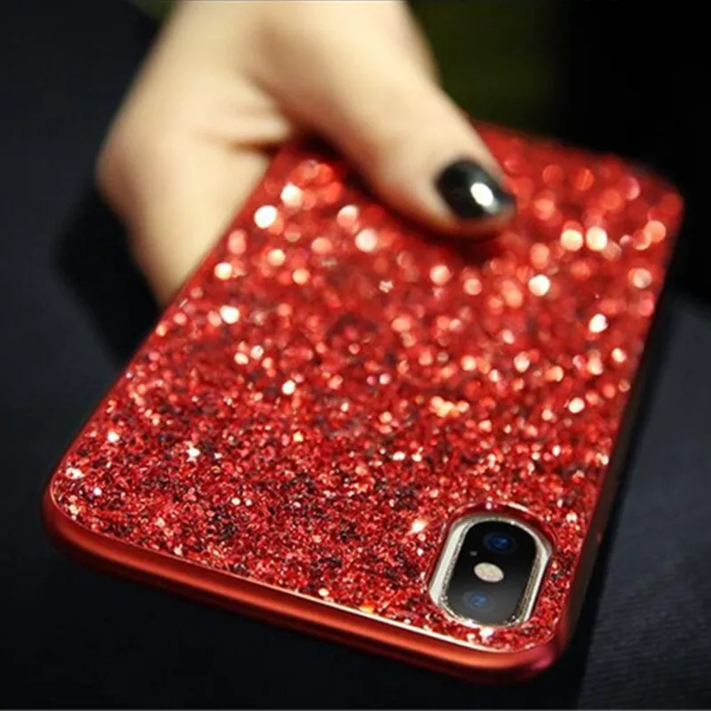 Bling Glitter Soft TPU Case For Huawei P30 Lite P20 Honor 20 Pro 20i 10i 8A 8SY5 Y6 Y9 Prime 2019 Mate 30 Sequins Cover | Мобильные