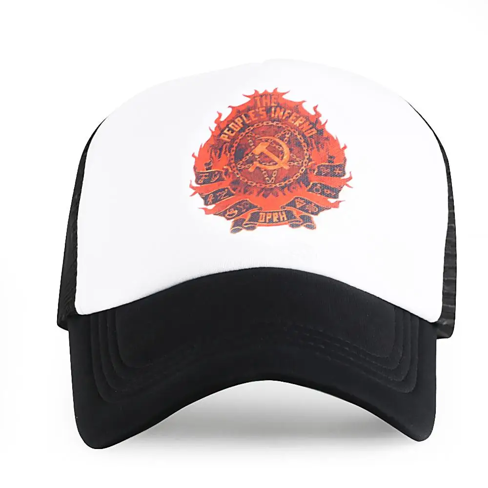 Русская Коммунистическая бейсболка креативная Черная Женская кепка с логотипом