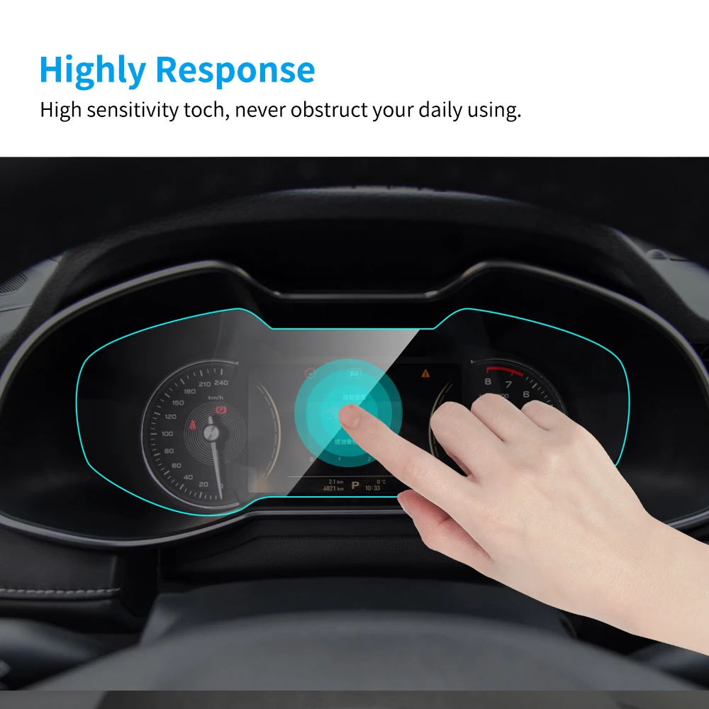 Защитная пленка для экрана приборной панели автомобиля MG 6 2017-2018 защитная из ТПУ |