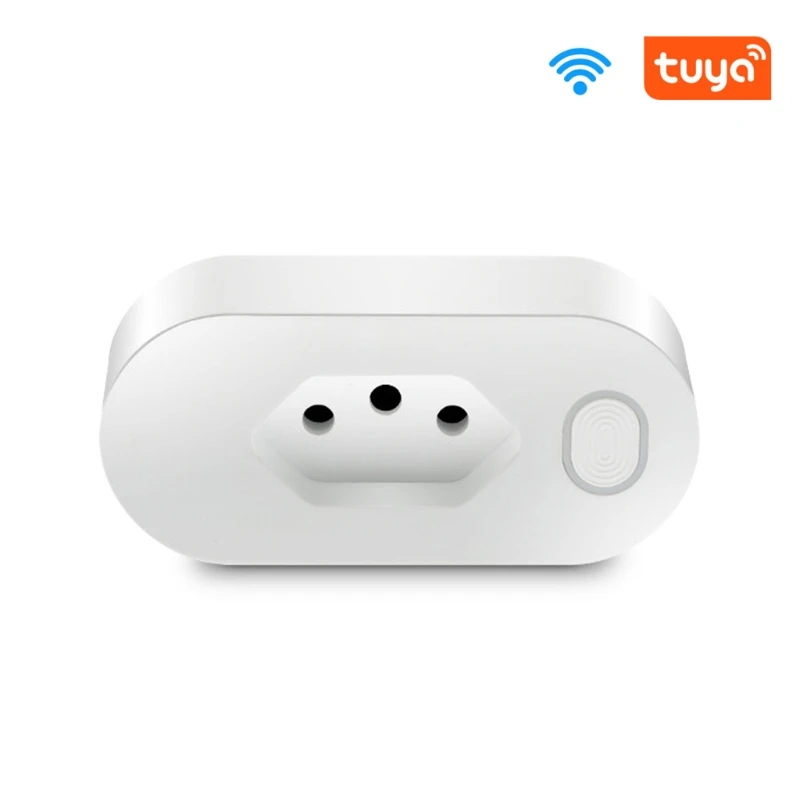 16A Brazil Intelligent Socket Wifi Tuya Smart Plug with Voice and APP Control Power Timer for Home Alexa Life | Электроника