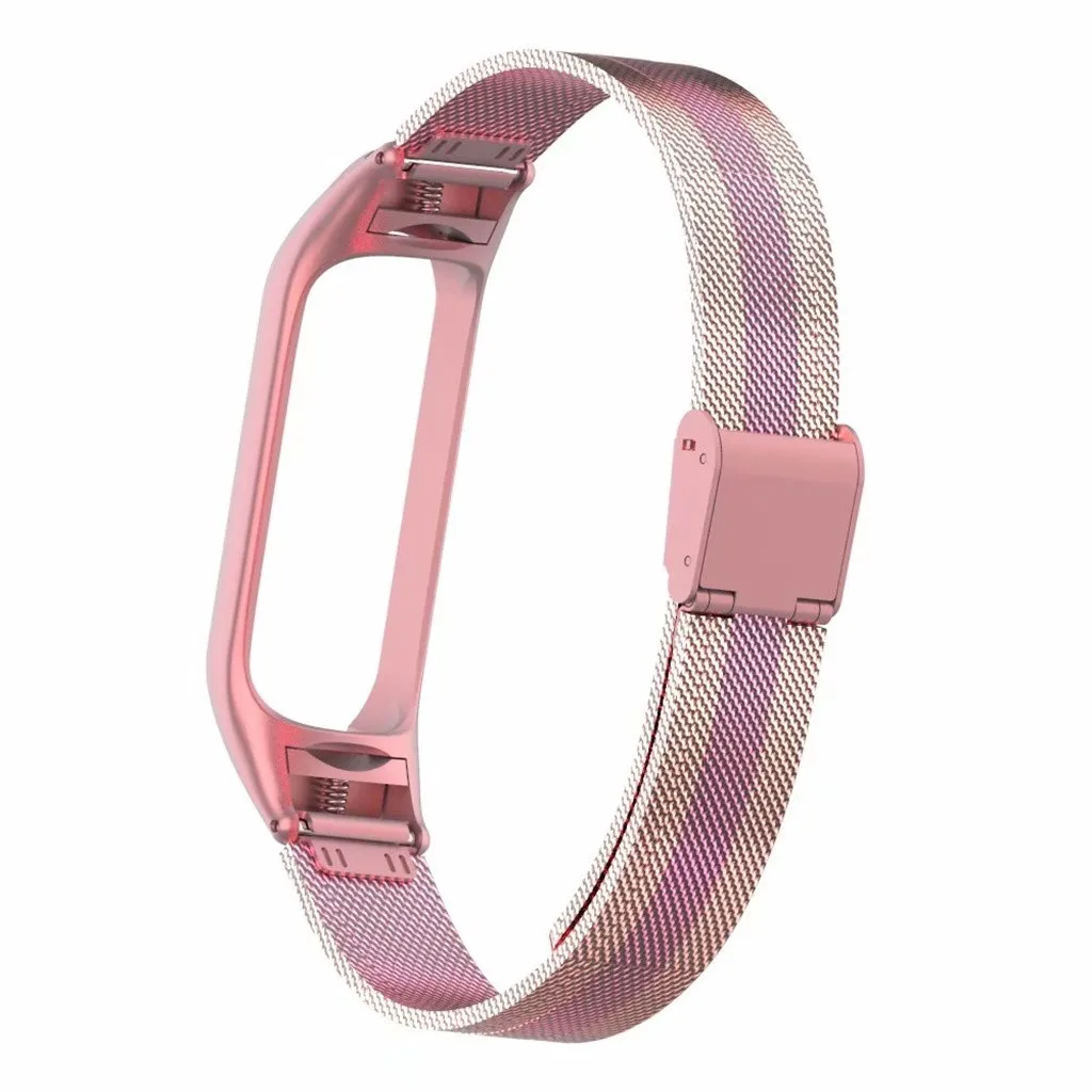 Браслет OMESHIN Mi Band 4 металлический Безвинтовой браслет из нержавеющей стали для