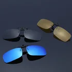 Солнцезащитные очки унисекс поляризационные с клипсой, защита от УФ излучения 400, очки для вождения, рыбалки, велоспорта, очки ночного видения, очки для близорукости, 1 шт.