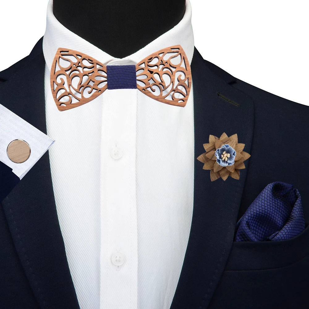 Новинка 100% деревянные искусственные Наборы для мужчин Свадебный Цветочный