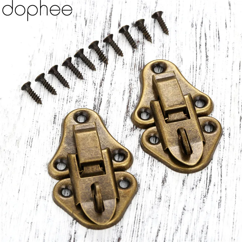 Dophee 2 шт. антикварная искусственная мебель шкатулка для ювелирных изделий