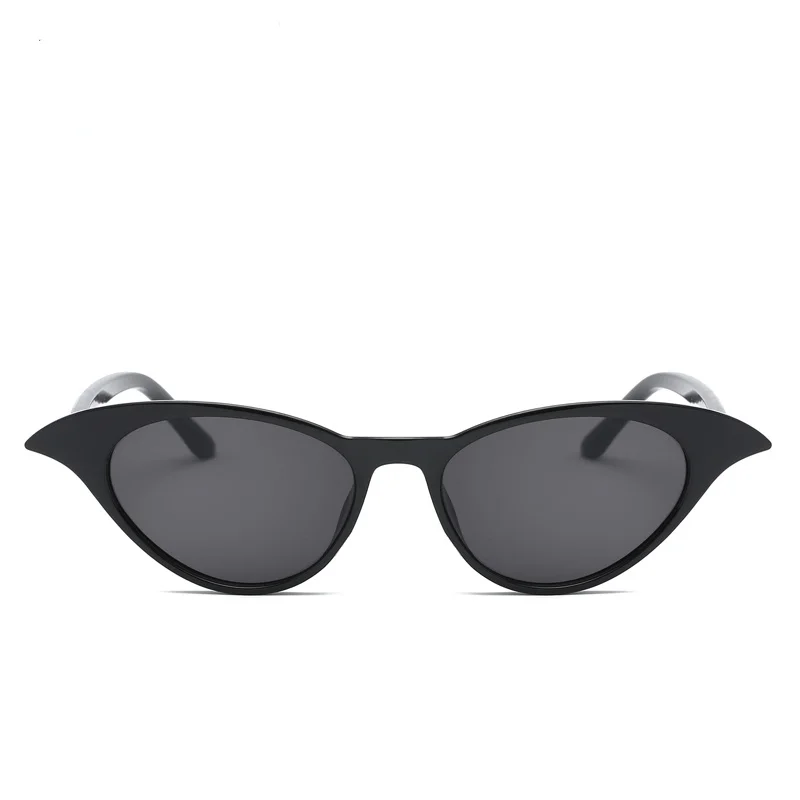 vintage women cat eye brand designer sunglasses black platic female vintage sunglass hot sell sun glasses uv400 free global shipping