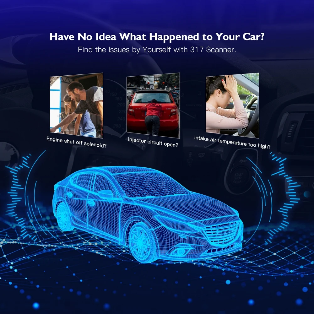 

Automotive Scanner Car D317 Code Reading Card Instrument AL319 CR3001 OBD Car Detector Car Fault Diagnosis Machine Tool