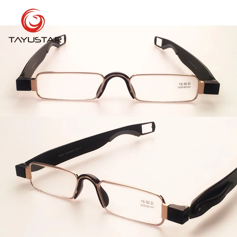 Очки для чтения брендовые TR90 мужчин и женщин складные мини-очки из нержавеющей