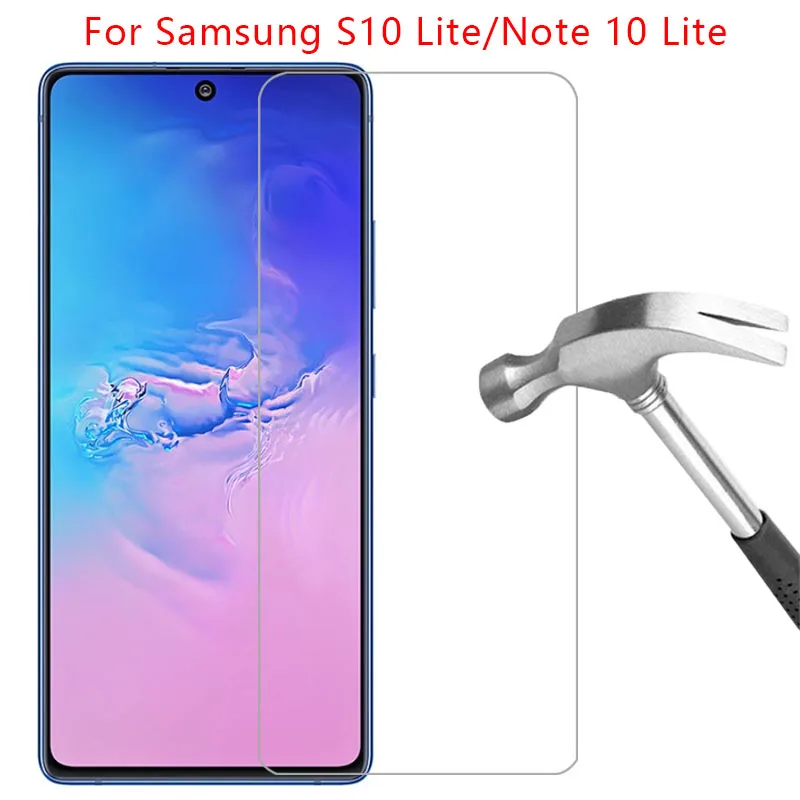 

case for samsung note 10 lite s10 light cover tempered glass screen protector on samsun galaxy not note10 s 10lite s10lite coque