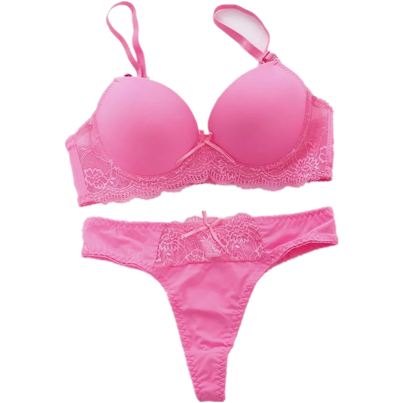 

Европейский и американский новый стиль, женский бюстгальтер карамельных цветов, однотонное милое и удобное нижнее белье, Женский комплект ...