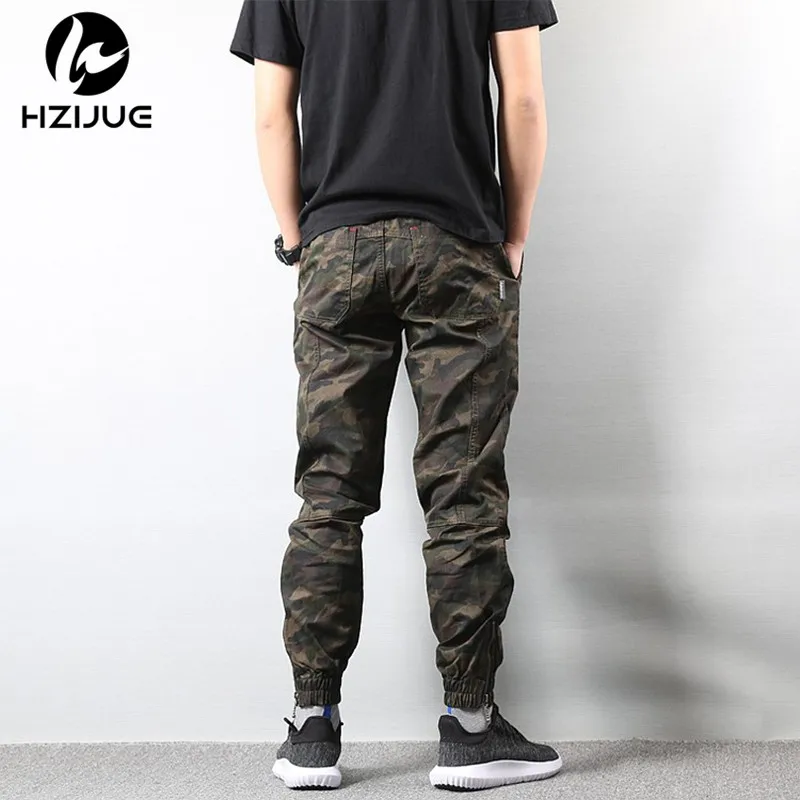 HZIJUE новинка 2018 модные повседневные осенние брюки-карандаш уличный стиль хип-хоп