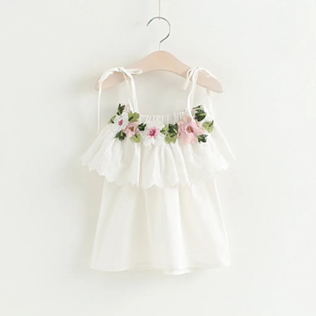 Комплект одежды TELOTUNY для маленьких девочек летняя одежда наряды футболка без