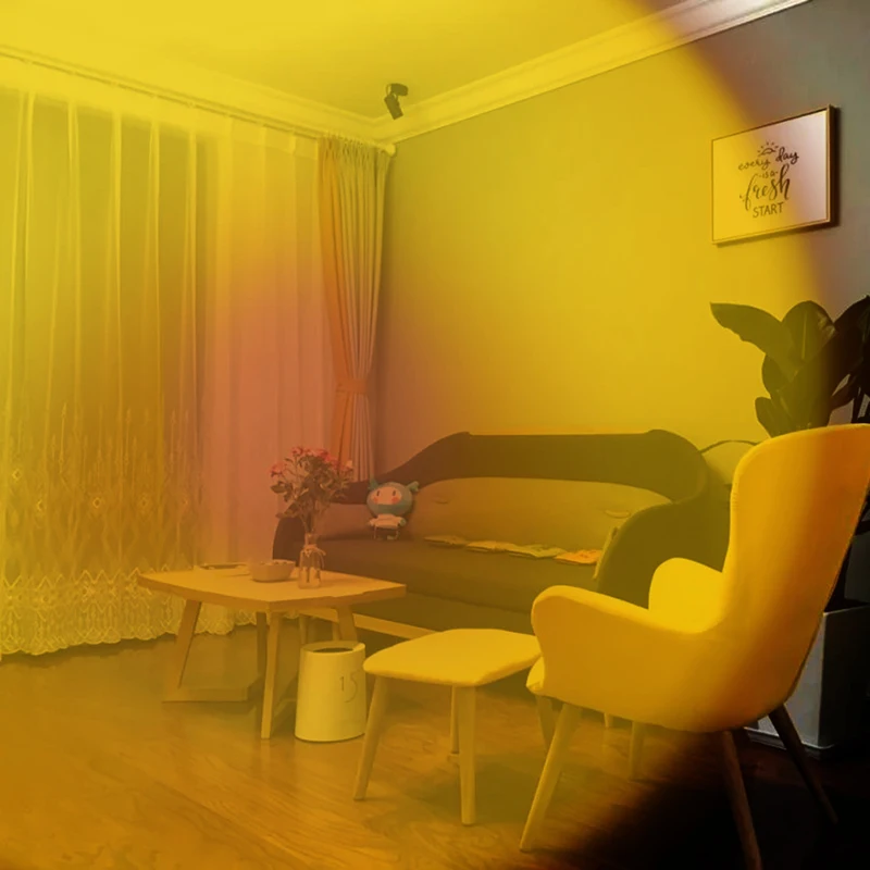 USB проектор с радужным закатом красный светодиодный ночник проекционный