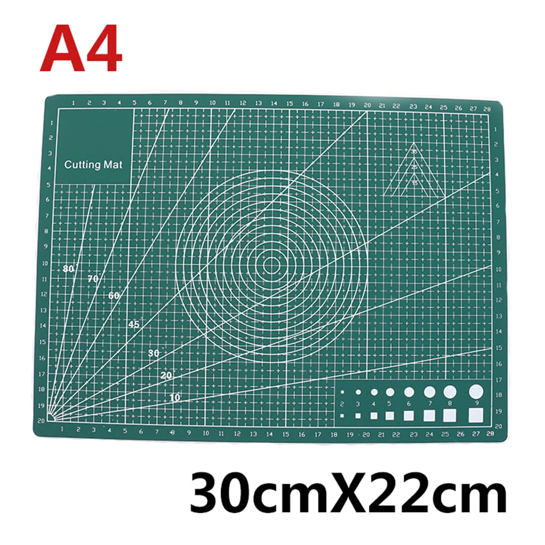 Многофункциональная модель коврик для резки самовосстанавливающийся из ПВХ a3 A4