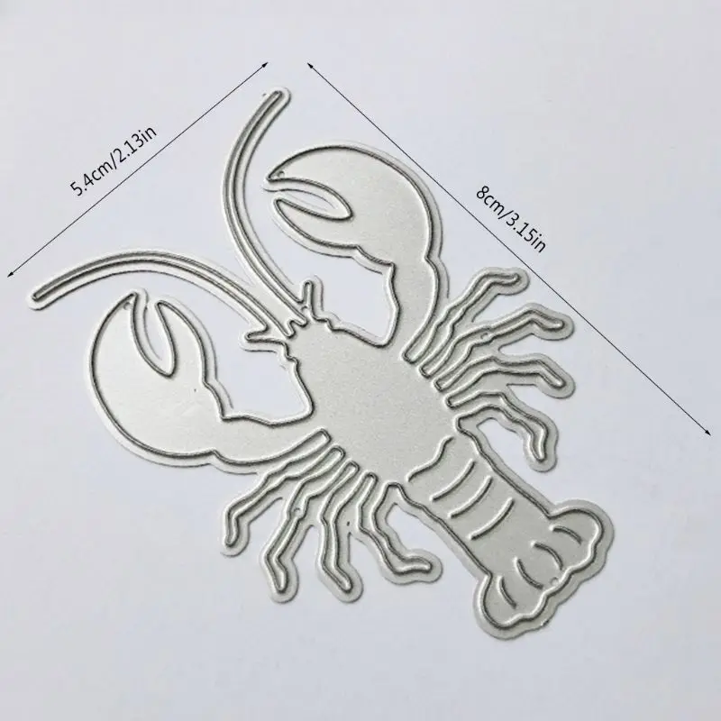 

Lobster Metal Cutting Dies Stencil Scrapbooking DIY Album Stamp Paper Card Embossing Decor Craft New Dies for 2020
