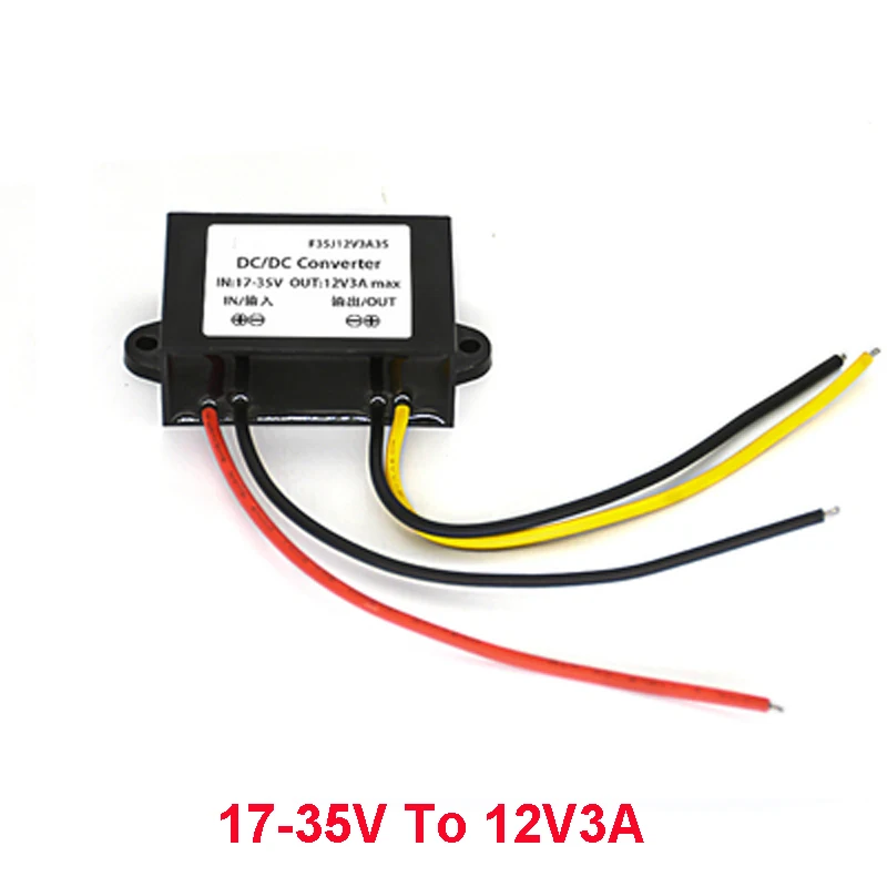 

24V To 12V3A 5A 8A 10A DC-DC Power Converter Rainwater Monitoring Power Supply