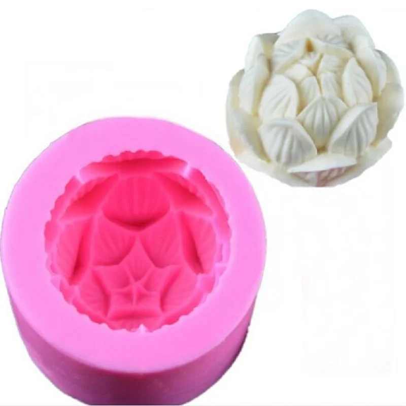 Lotus шоколад из силиконовой формы Candy Jello 3D Мультяшные инструменты для торта Форма