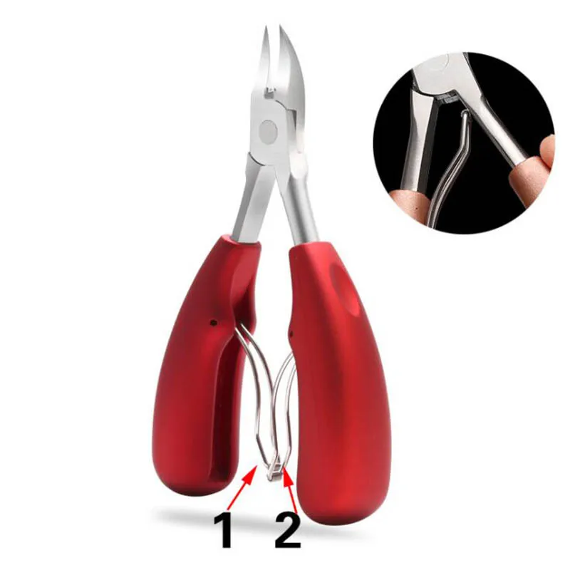 Острый триммер для ногтей жесткая машинка стрижки инструменты педикюра ножницы