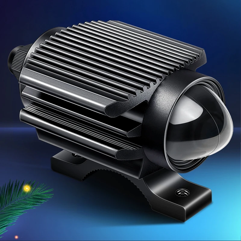 

Motorcycle LED Spotlight External Driving Headlight Spot Lamp Work Lights with Switch for Motorbike Electric Car Accessories